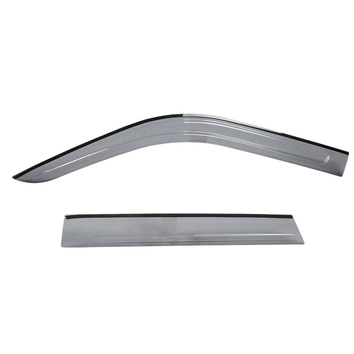Black Acrylic Window Visors 4PCS Q262