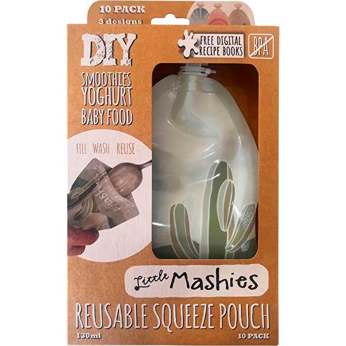 Reusable Squeeze Pouch 10x130ml T726