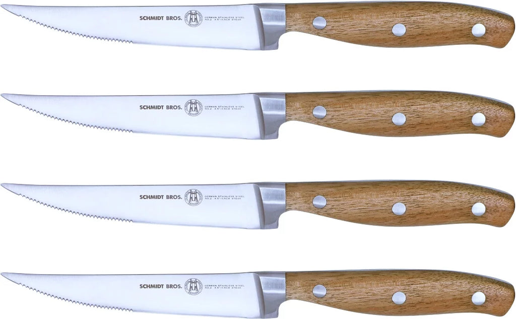 4 Pc Forged Stainless Steel Steak Knife Set Y8726