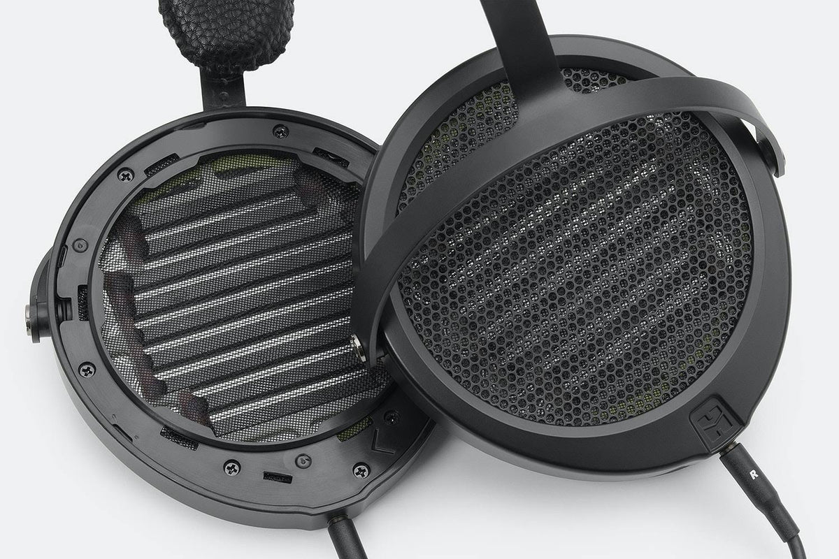 Black Planar Magnetic Over-Ear Open-Back Headphones R488884