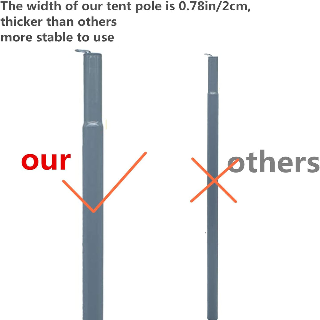 Adjustable Tarp Pole Set of 2 Y840434