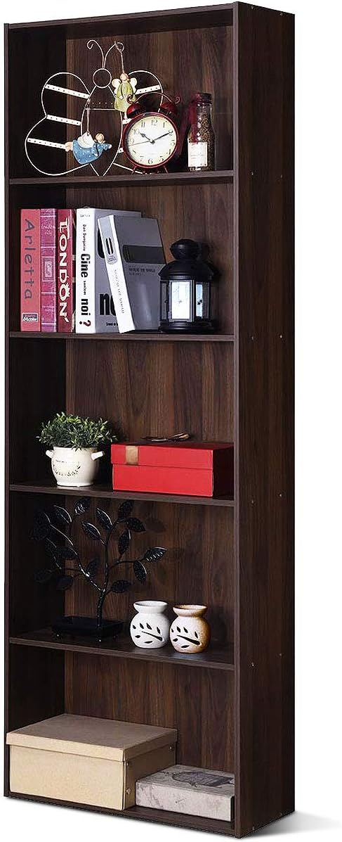5-Shelf Wood Bookcase L6215