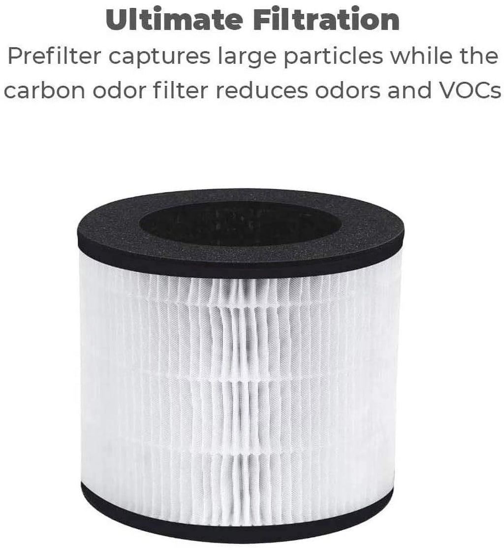 White 4-in-1 Tower Air Purifier with HEPA Filtration E42054