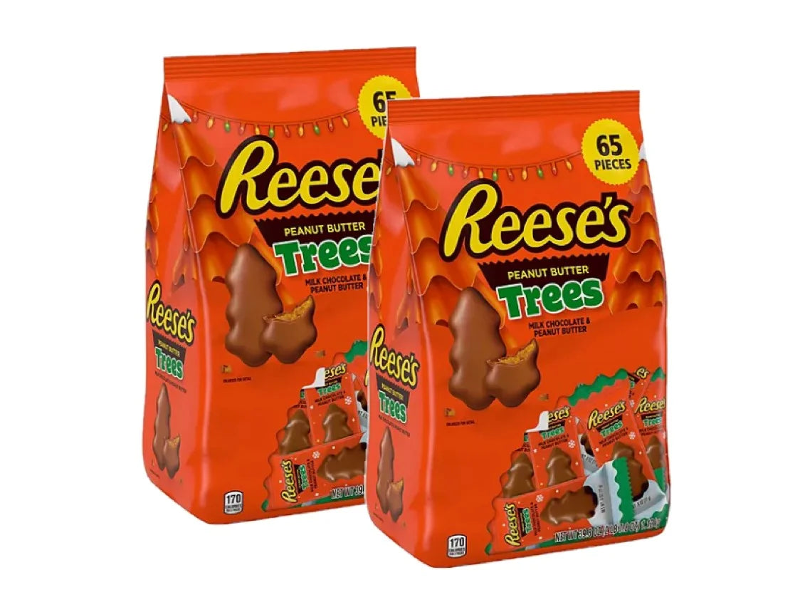 2 Pack | 39.8 oz., 65 pc. Milk Chocolate Peanut Butter Candy B551884