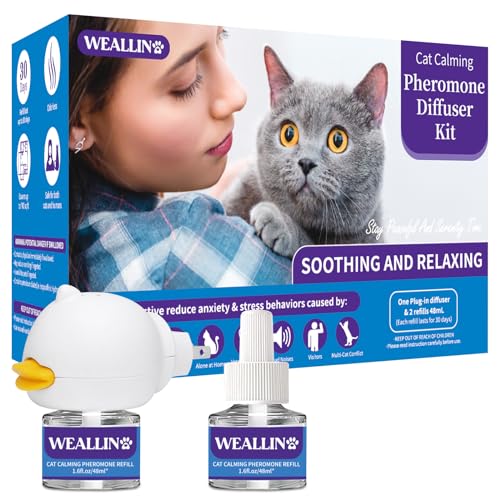 Cat Calming Diffuser Kit with 1 Diffuser + 2 Refill 48ml Vial J945691
