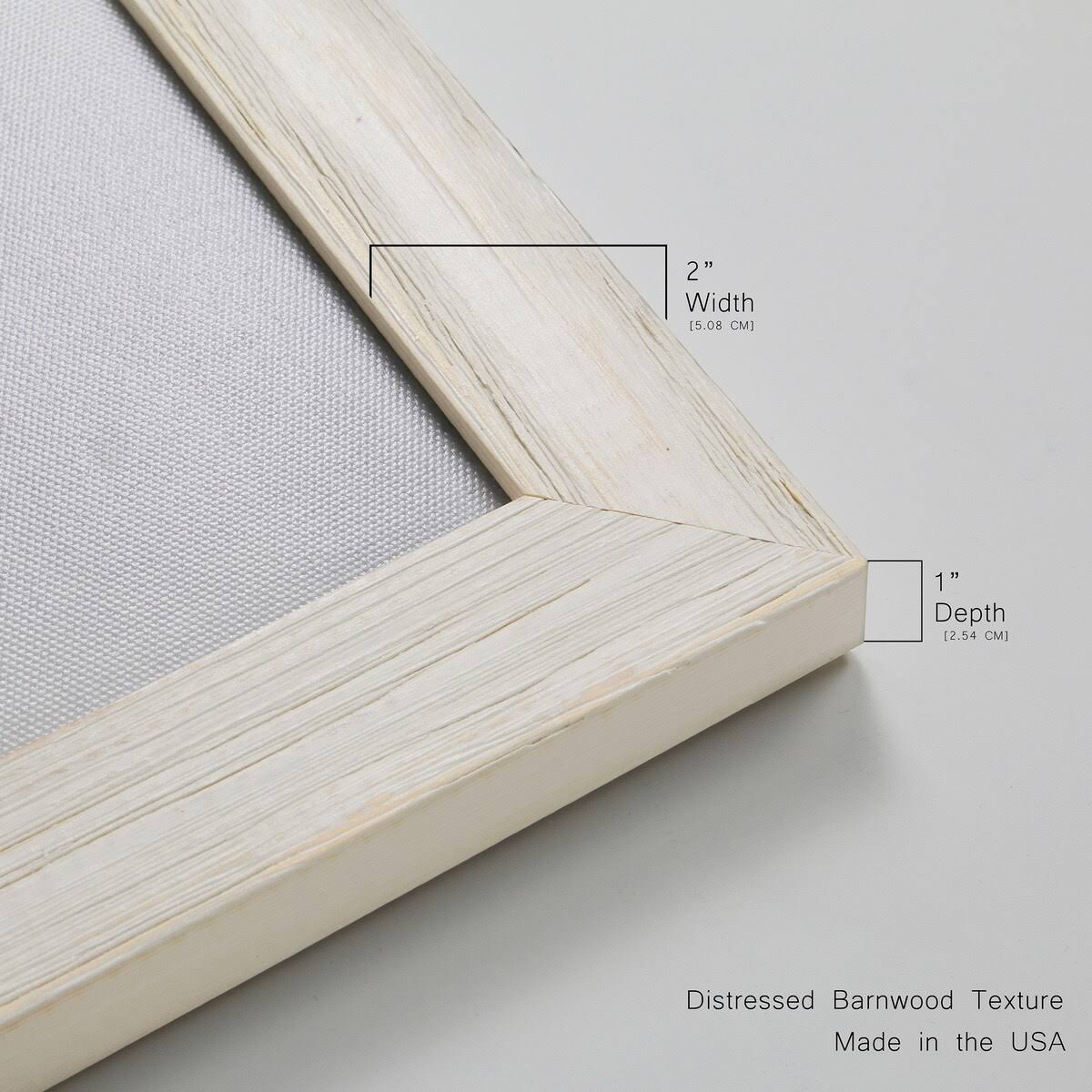 Framed Canvas Ready to Hang 31.5x31.5 White W65397