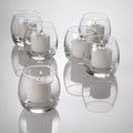Set of 12 Votive Candle Holder Hurricane W641