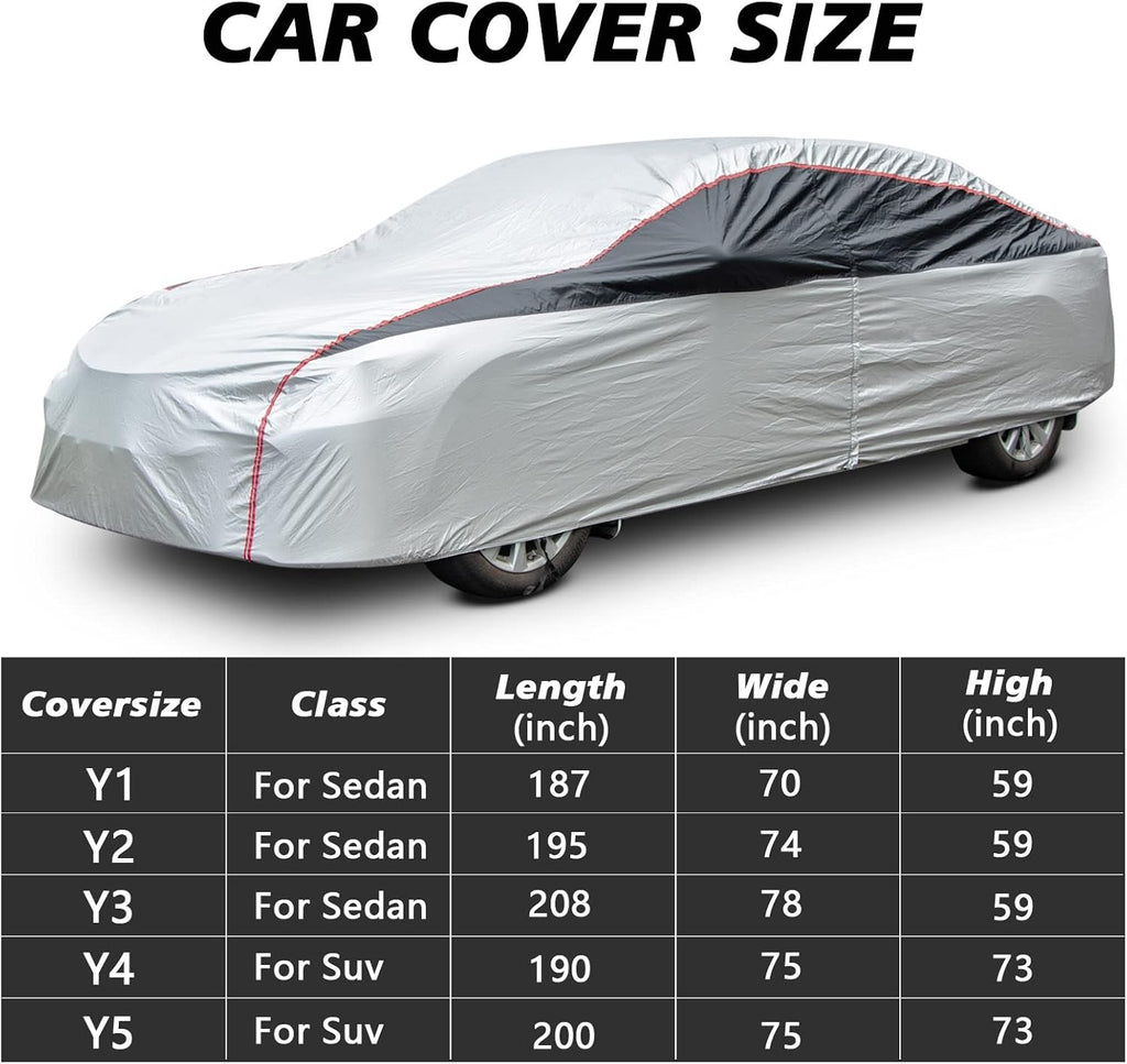 Waterproof All Weather Sedan Car Cover M619