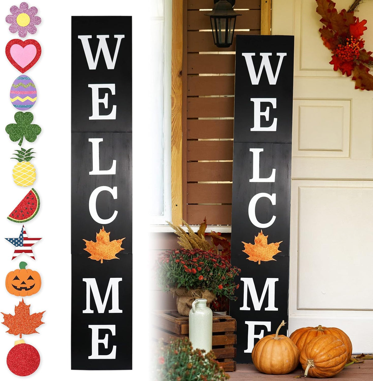 Wooden Welcome Sign U757