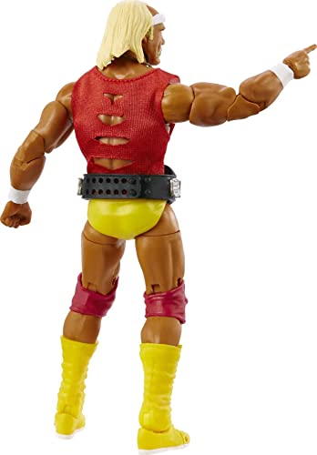 WWE Ultimate Edition Action Figure & Accessories Set, 6-inch Collectible with 30 Articulation Points, Swappable Pieces & Entrance Gear D9554