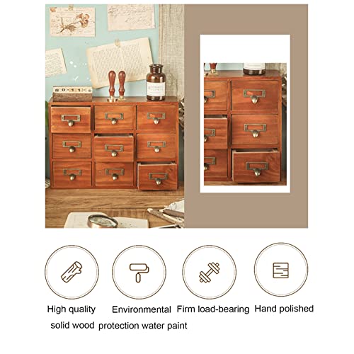 Traditional Solid Wood Small Chinese Medicine Cabinet Apothecary Drawer Dresser M985
