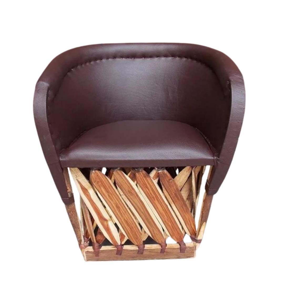 Chocolate Color Mexican Traditional Style Chair X100