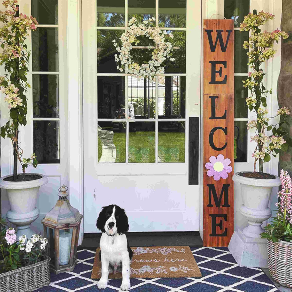 Wooden Welcome Sign U757