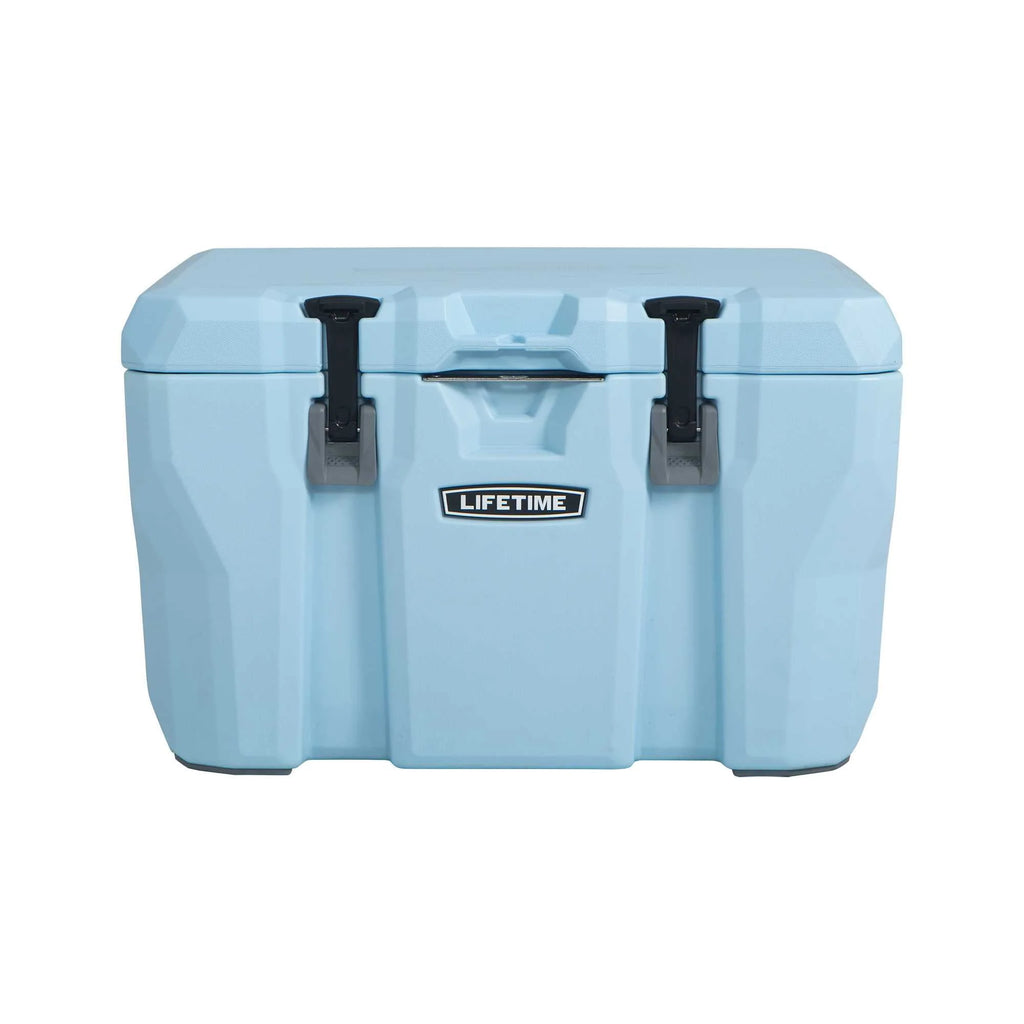 55 Quart Polyethylene Cooler, Light Gray A9794