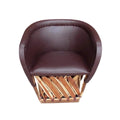 Chocolate Color Mexican Traditional Style Chair X100