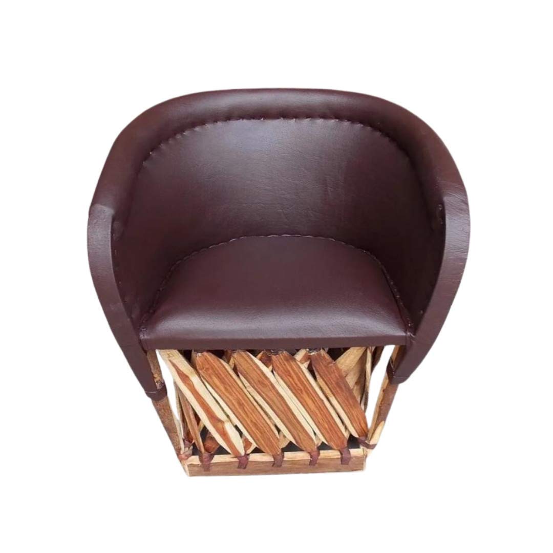 Chocolate Color Mexican Traditional Style Chair X100