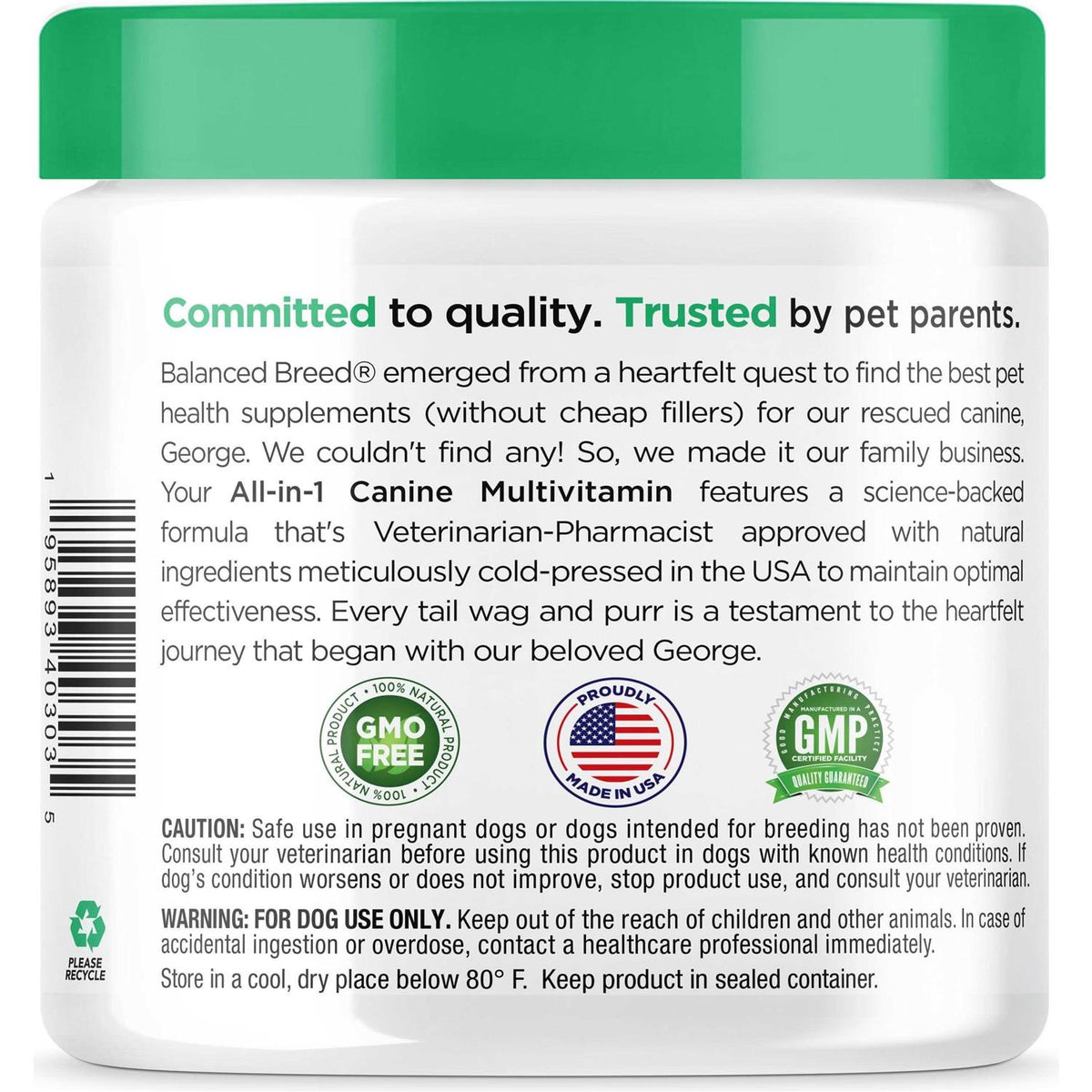 All-in-1 Canine Supplement & Multivitamin F23737