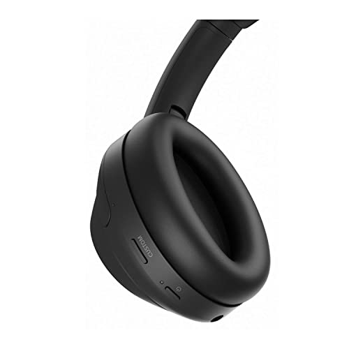 Black Noise Cancelling Wireless Bluetooth Over the Ear Headphones M104