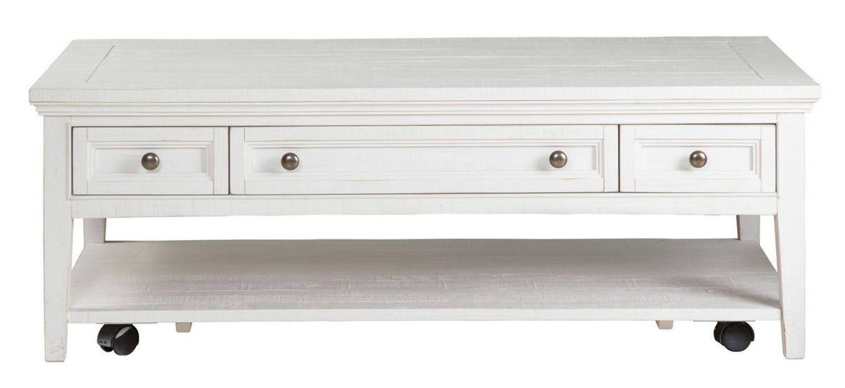 Chalk White Castered Cocktail Table F374739