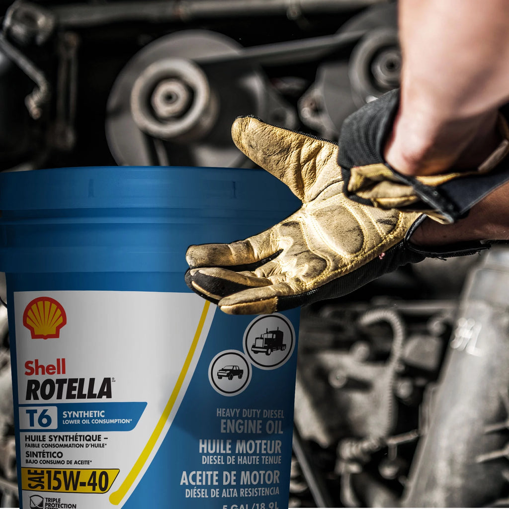 15W-40 Full Synthetic Diesel Engine Oil, 5 Gallon I119068