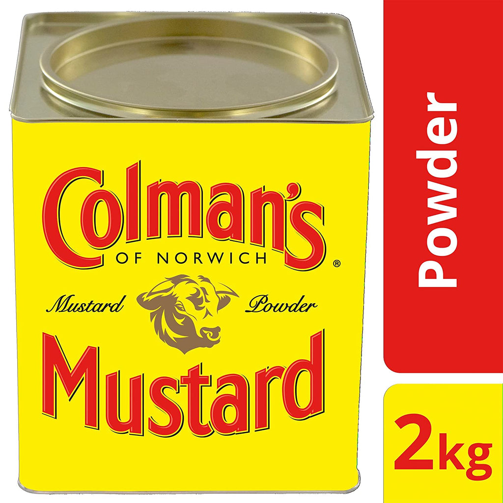 Double Superfine Mustard Powder, 4 Pound 6 Ounce Tin I3157