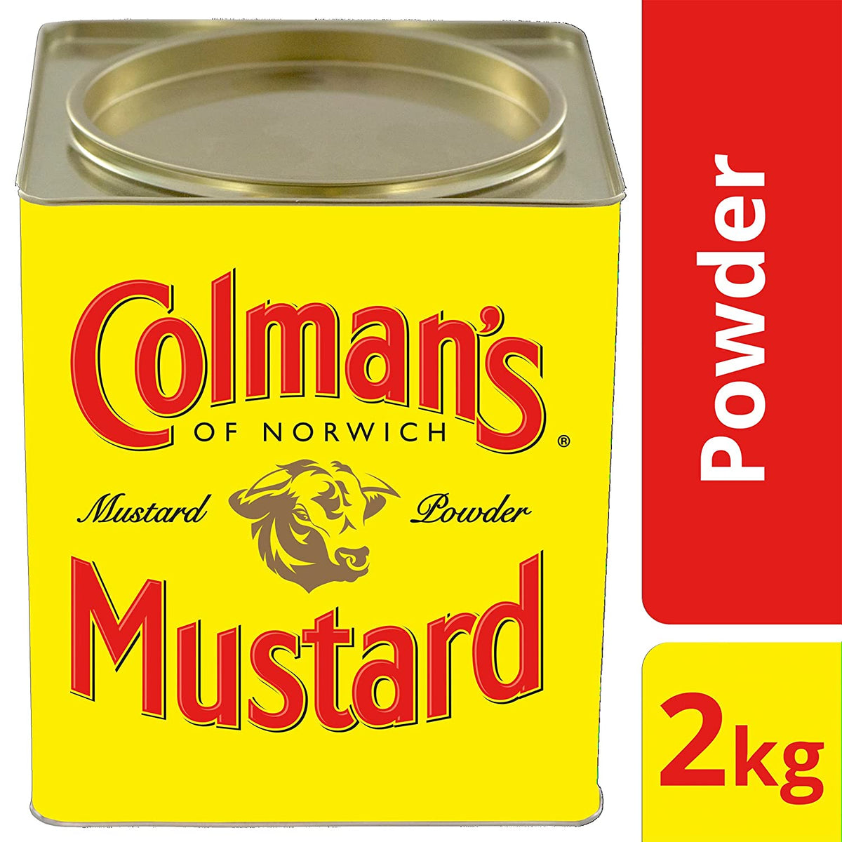 Double Superfine Mustard Powder, 4 Pound 6 Ounce Tin I3157
