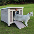 Cat Shelter Rabbit Hutch Bunny Cage H2067
