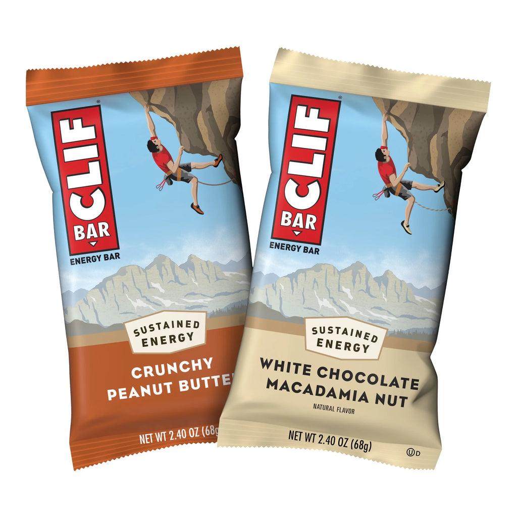 Crunchy Peanut Butter and White Chocolate Macadamia Nut Flavor Energy Bars, 2.4 oz (18 Count) B419