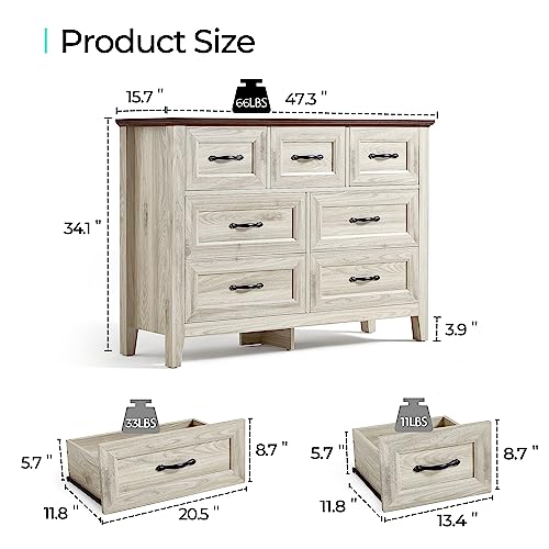 Black 9 Drawer Wood Dresser H57866