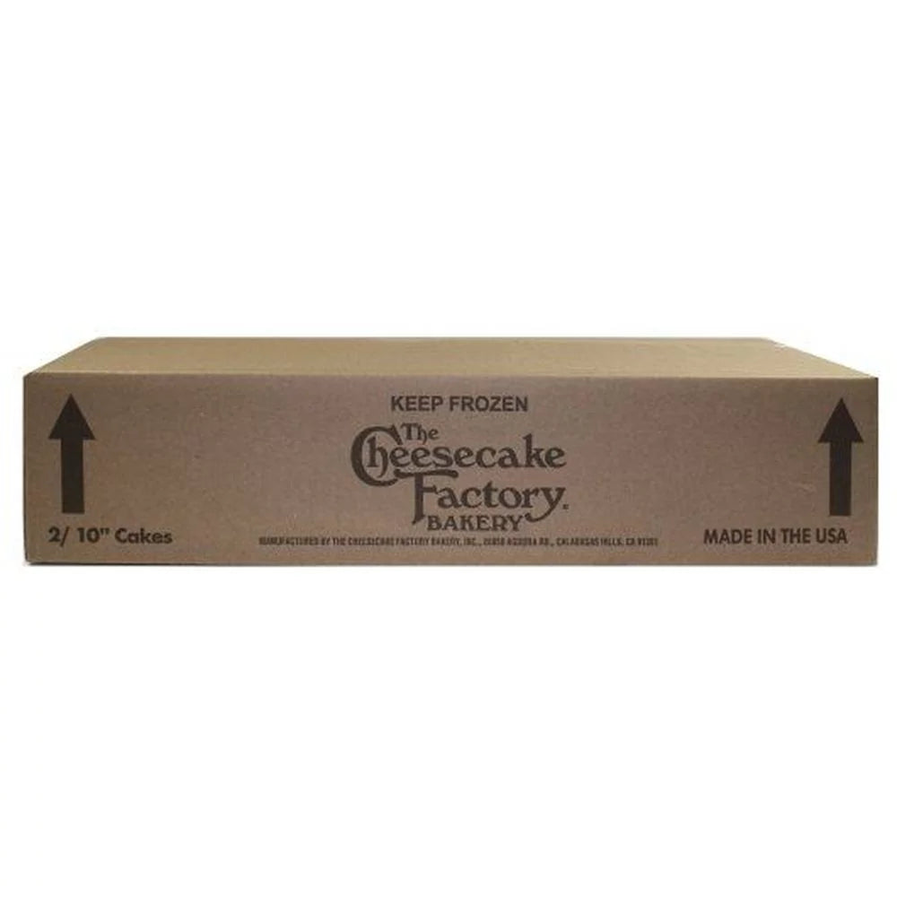10 inch 14 Slice White Chocolate Raspberry Cheesecake, 80 Ounce D667353