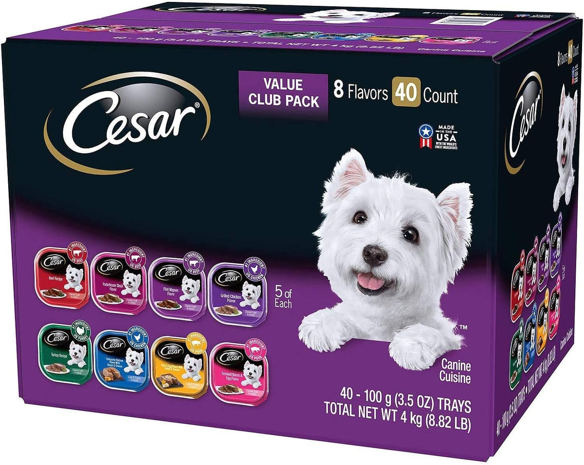 3.5 Ounce 40 Count Wet Dog Food Variety Pack O7061