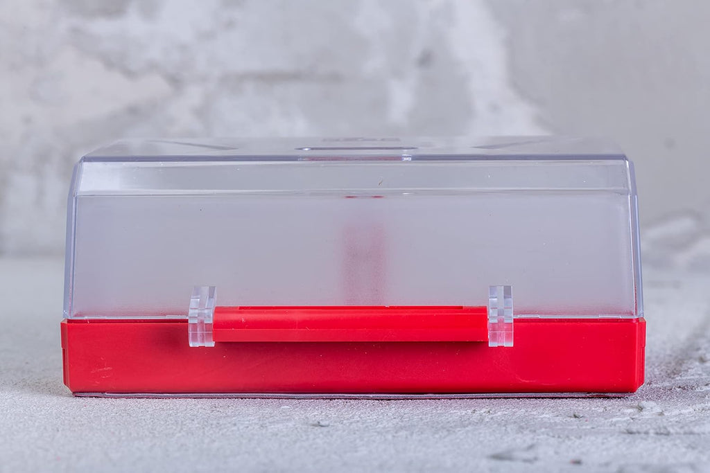 XL Rectangular Lockout Box Type Transparent Push Start Button Cover Lockable Push Button Switch Cap Pack of 2 A22595
