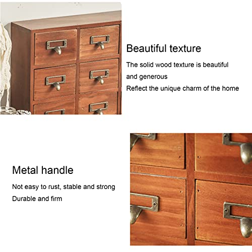 Traditional Solid Wood Small Chinese Medicine Cabinet Apothecary Drawer Dresser M985
