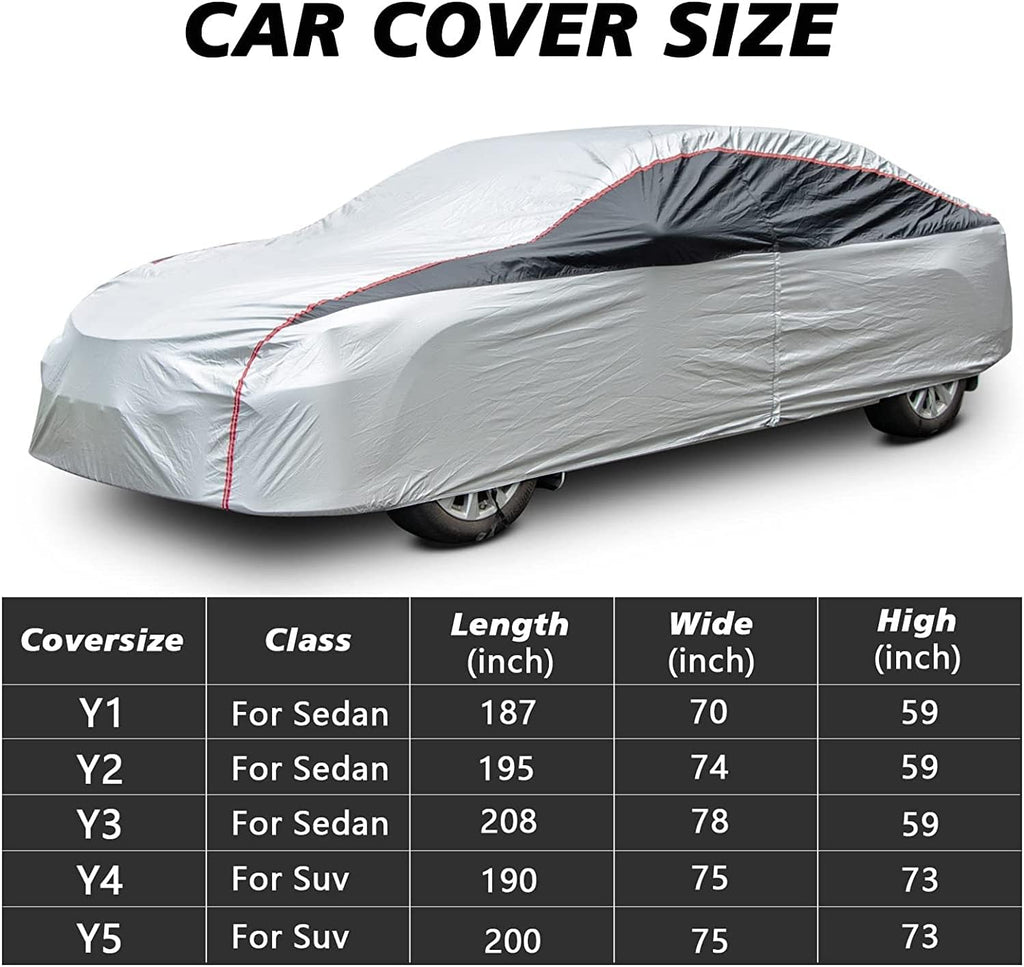 Waterproof All Weather Sedan Car Cover M619