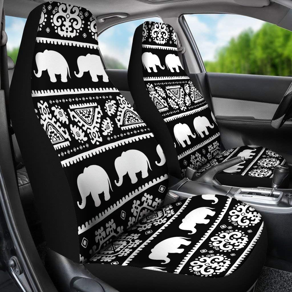 Blue Sea Turtle Print Car Seat Covers Set of 2 V291186