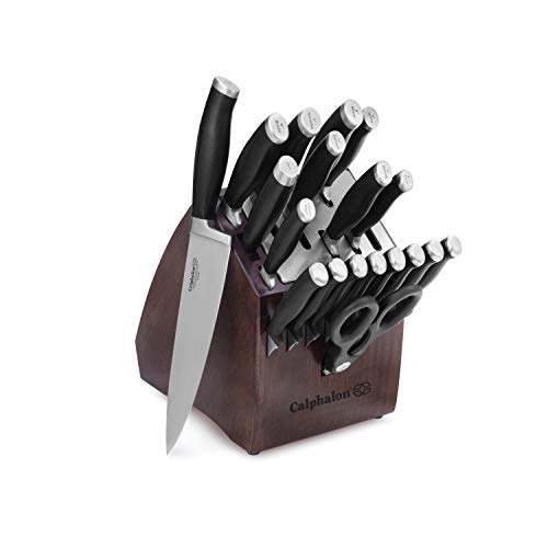 20-Piece Black Knife Block Set I2493