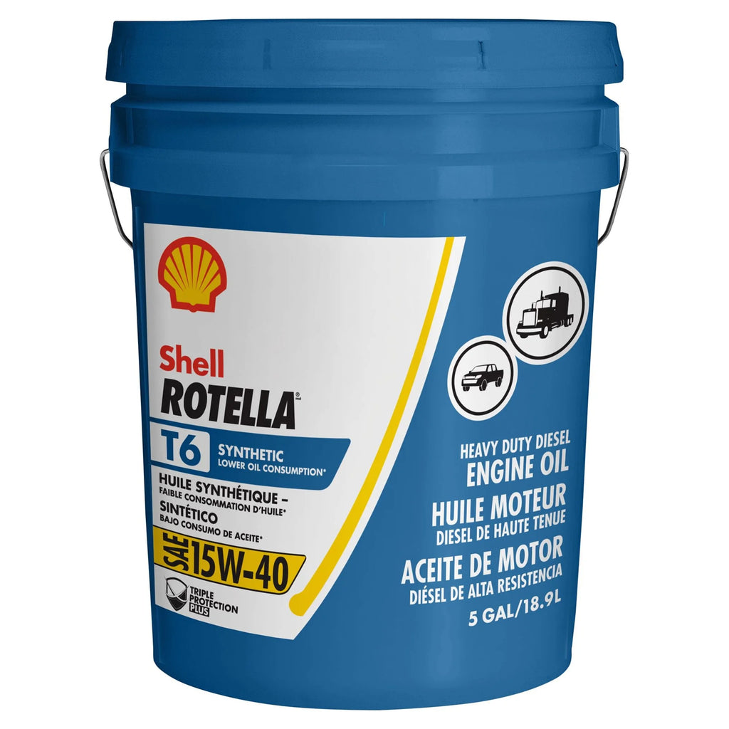 15W-40 Full Synthetic Diesel Engine Oil, 5 Gallon I119068