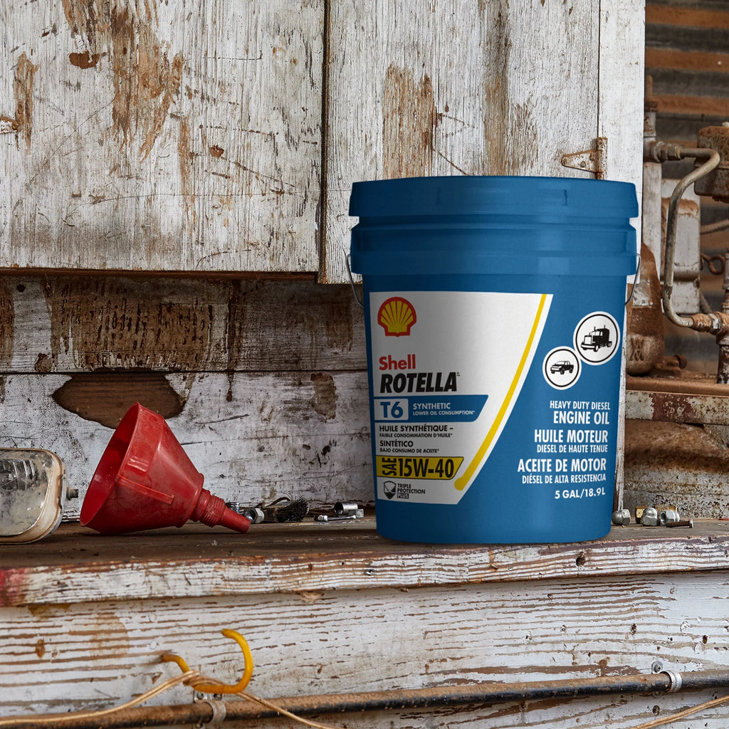 15W-40 Full Synthetic Diesel Engine Oil, 5 Gallon I119068