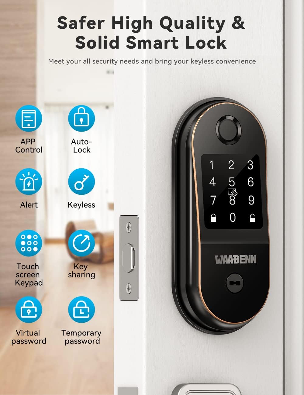 Keyless Entry Fingerprint Door Lock C668