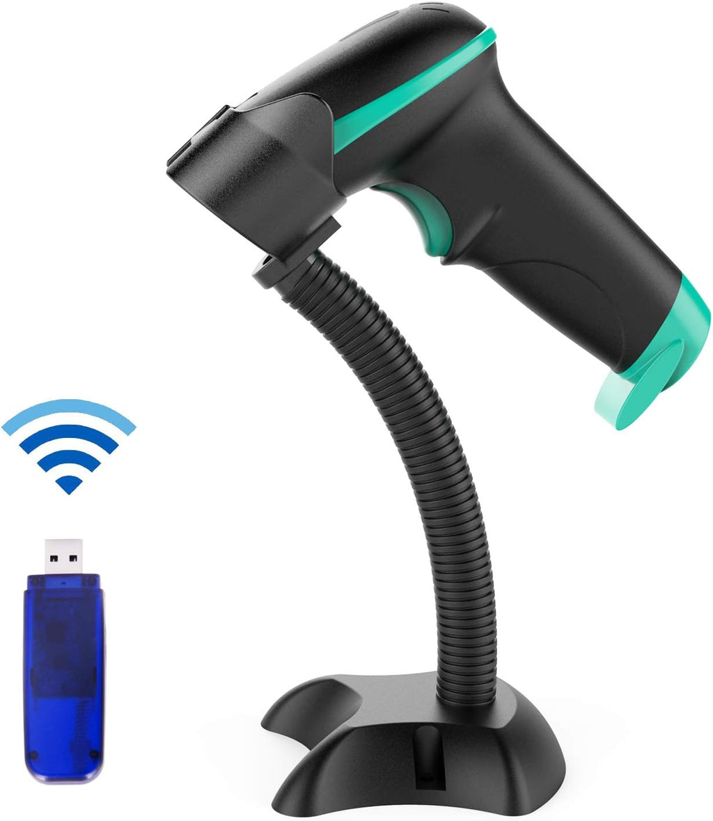 2D Wireless Barcode Scanner with Stand Pack of 2 G93839