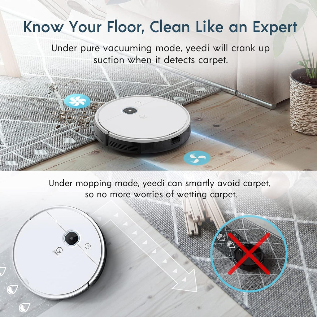 Robot Vacuum and Mop, Self-Emptying 3 in 1, 3000Pa Suction P5080