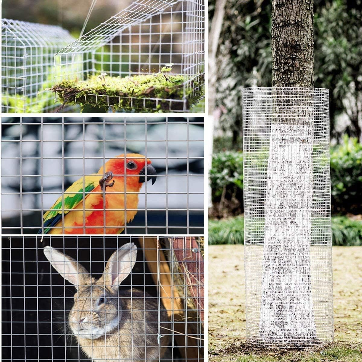 16 Gauge Hot-Dipped Galvanized Welded Wire Fence 1 inch x 1 inch mesh size 4 ft. x 100 ft. Q120