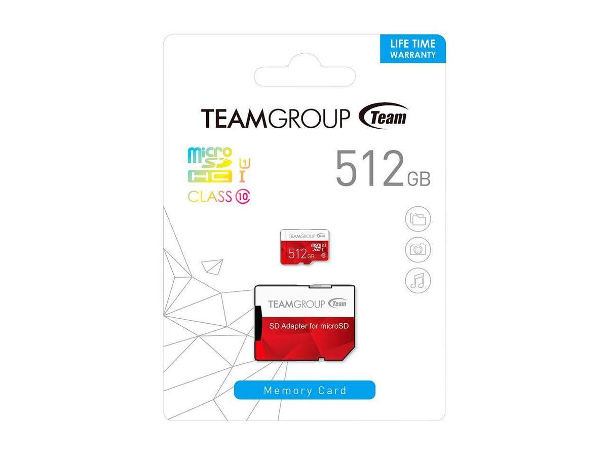 512gb microSDXC CL10 UHS-I Memory Card with SD Adapter L47145