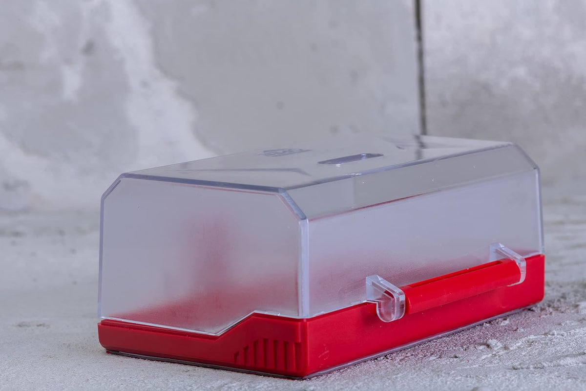 XL Rectangular Lockout Box Type Transparent Push Start Button Cover Lockable Push Button Switch Cap Pack of 2 A22595