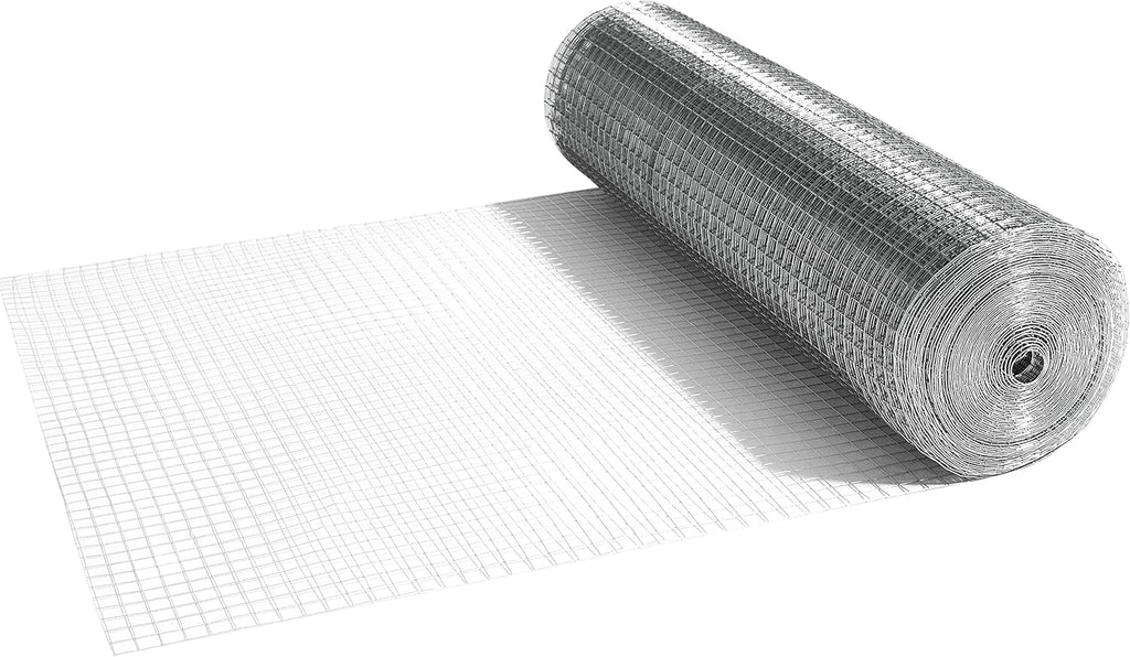16 Gauge Hot-Dipped Galvanized Welded Wire Fence 1 inch x 1 inch mesh size 4 ft. x 100 ft. Q120