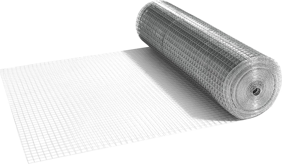 16 Gauge Hot-Dipped Galvanized Welded Wire Fence 1 inch x 1 inch mesh size 4 ft. x 100 ft. Q120