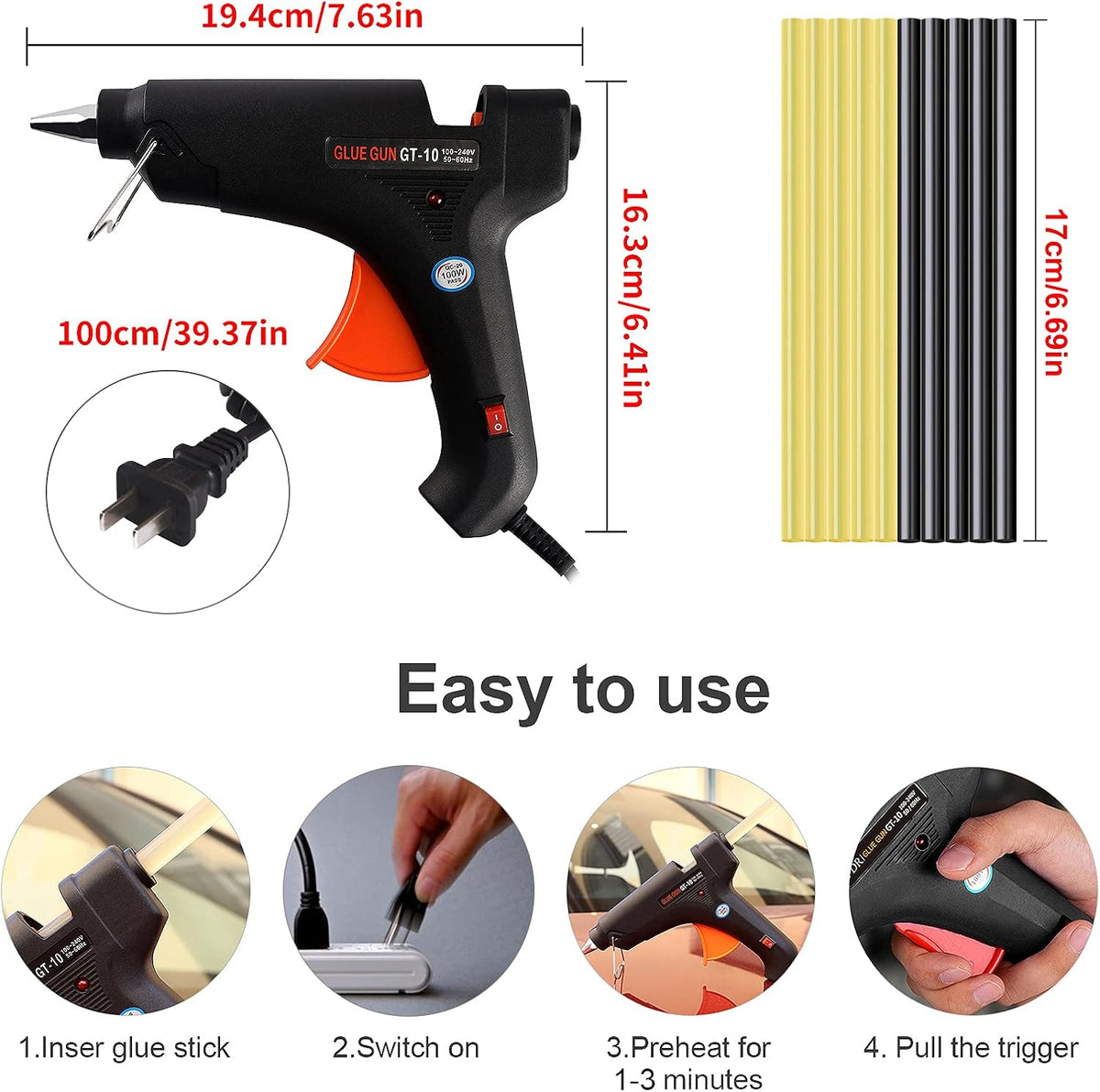 Dent Repair Kit with LED Light Board and Storage Bag Z702