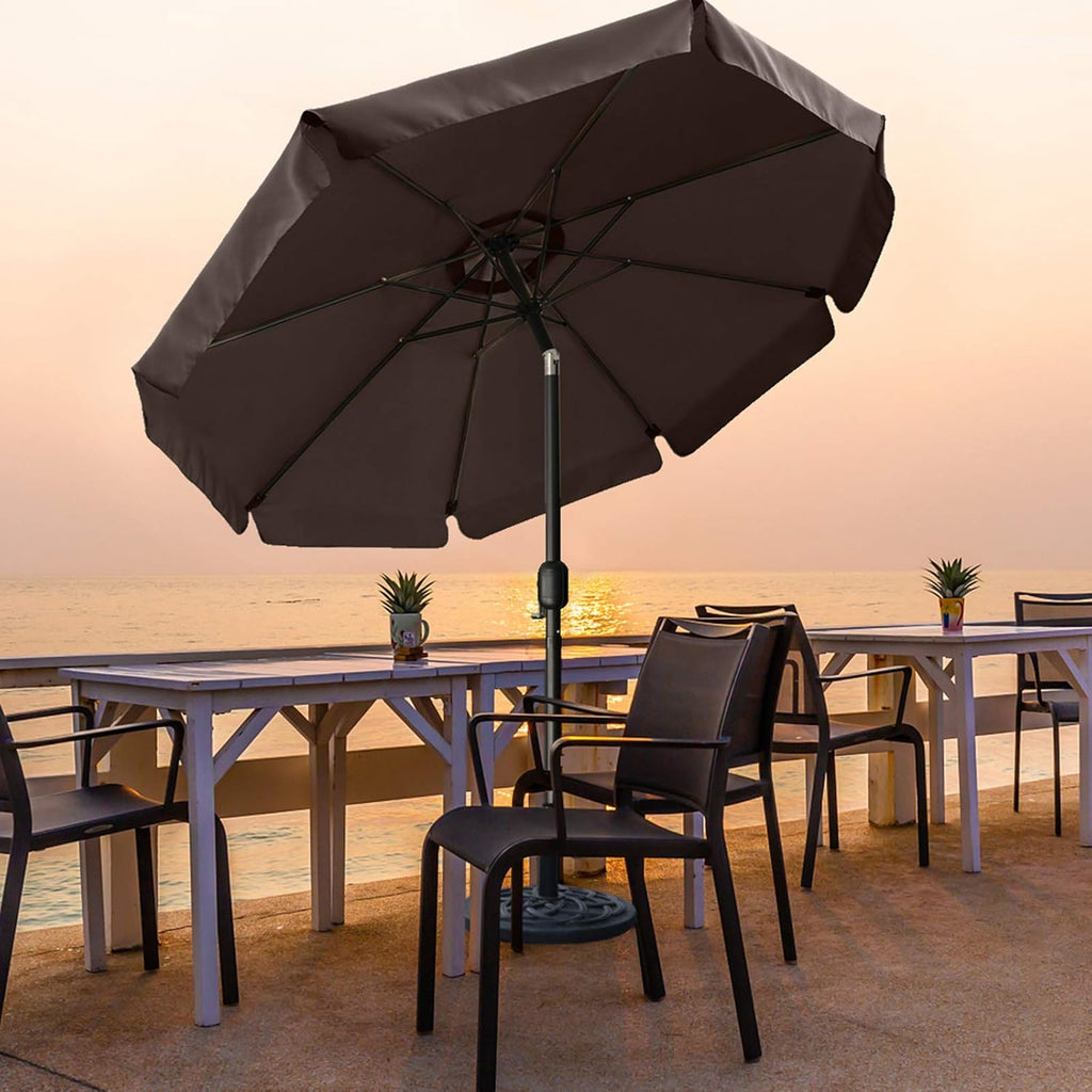7.5ft Light Gray Patio Umbrella P250