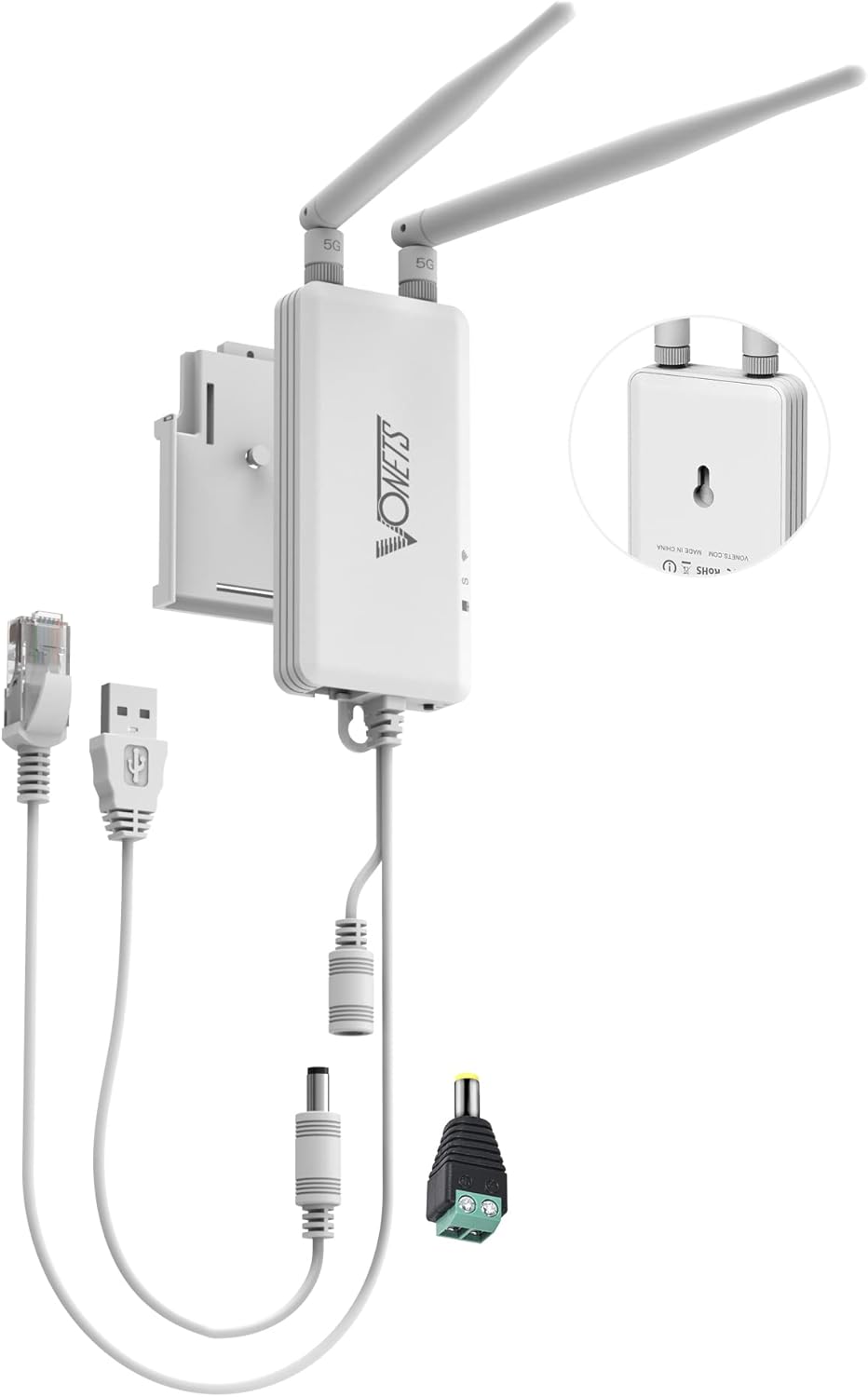 2.4GHz WiFi Bridge Ethernet Wireless Repeater Pack of 2 J82664
