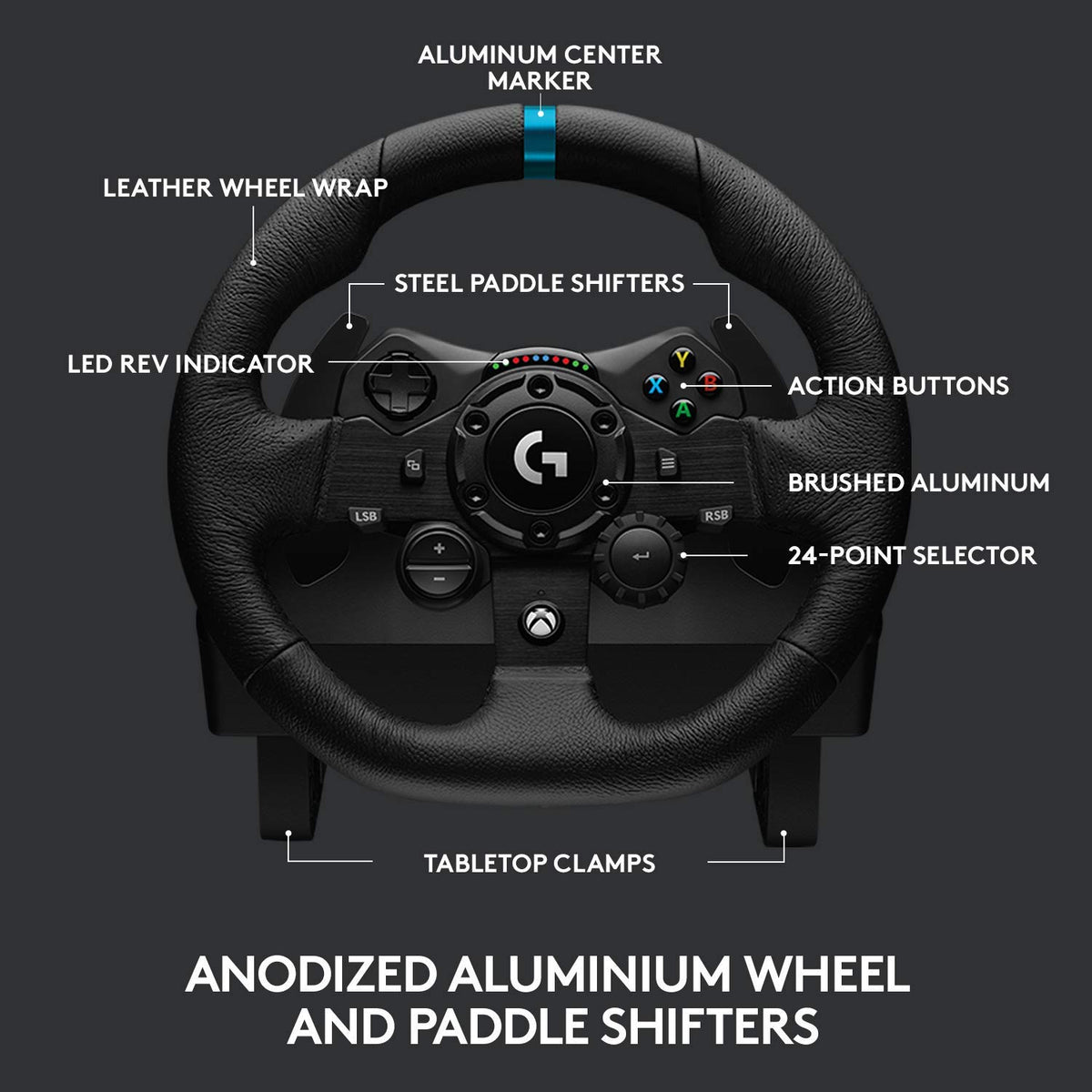 G923 Wheel and Pedals Sim Driving Wheel O82095